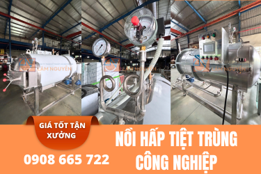 Tối Ưu Hóa Quy Trình Sản Xuất Với Nồi Hấp Tiệt Trùng Công Nghiệp Lâm Nguyễn