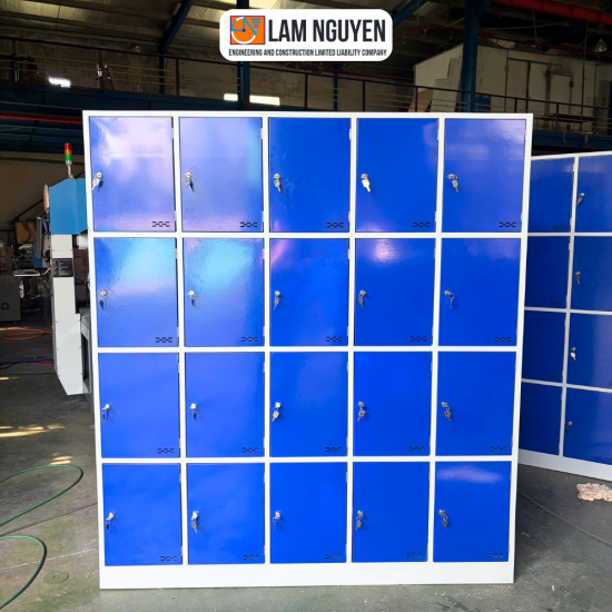 Tủ Locker 20 Ngăn (Thép Sơn Tĩnh Điện)