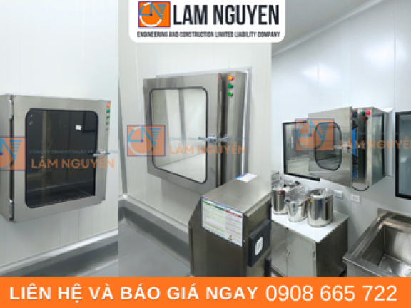 Thiết Kế Thi Công Pass Box Inox Chuẩn Phòng Sạch Giá Tốt Tận Xưởng Tại Lâm Nguyễn