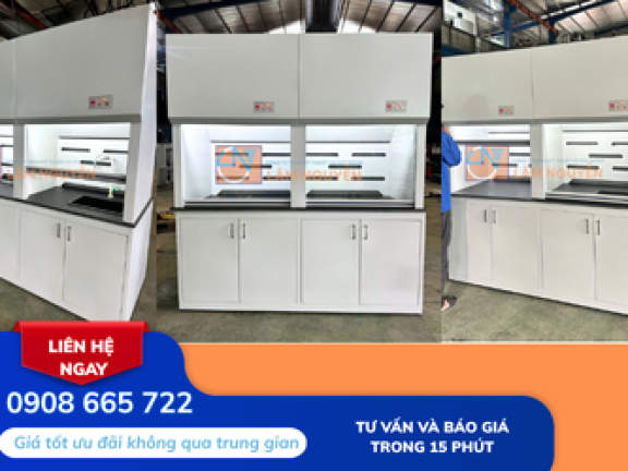 Thi Công Tủ Hút Khí Độc Nhà Máy Dược Phẩm Chuẩn GMP | Lâm Nguyễn