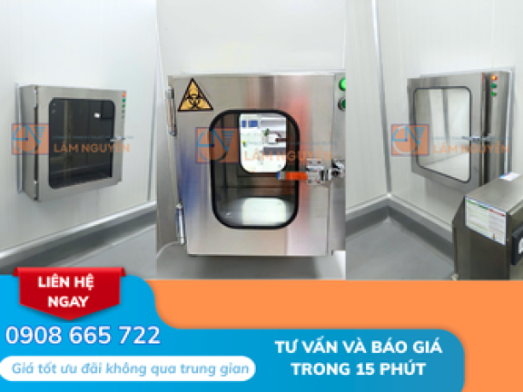 Bàn Giao Hệ Thống Pass Box Inox Chuẩn Phòng Sạch Cho Trung Tâm Kiểm Nghiệm