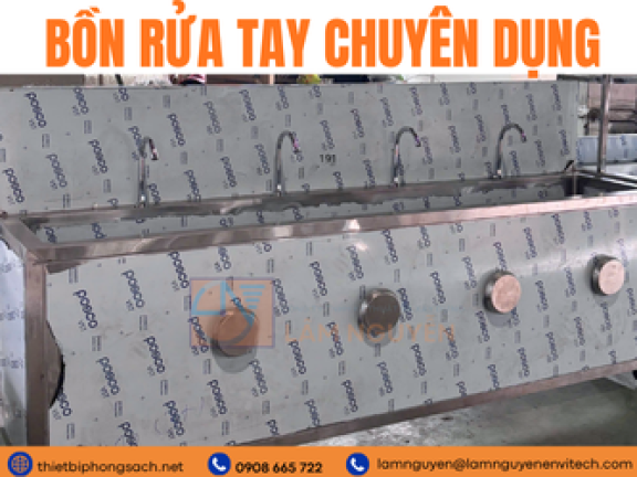 BỒN RỬA TAY INOX CHUYÊN DỤNG TẠI BỆNH VIỆN Ở BÌNH THẠNH CHUẨN KÍCH THƯỚC THEO NHU CẦU 