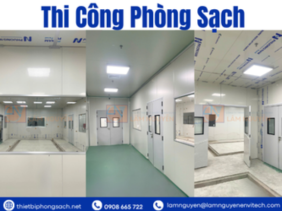 Bàn Giao Dự Án Thi Công Phòng Sạch Chuẩn ISO Tại KCN  –  Lâm Nguyễn